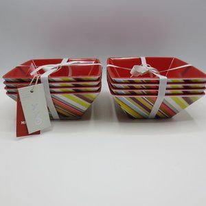 Missoni For Target 20 Years Melamine Cereal Bowl Set of 4 MultiColor Lot of 2